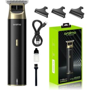 OPC-TR12 Tondeuse Professionnelle Sans Fil Cheveux & Barbe – Rechargeable, Lames Précision, Coupe Silencieuse, Rasoir Homme, Clipper Haute Performance, Usage Salon & Maison