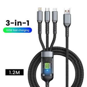 كابل ثلاثة في واحد - CABLE 3x1 100W