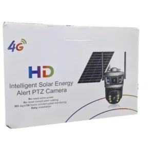 Caméra de Surveillance PTZ Solaire – HD Intelligent Solar Energy