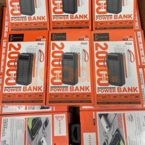 POWER BANK WINSTAR 20000 mAh, SOLAIRE - 4 CABLE