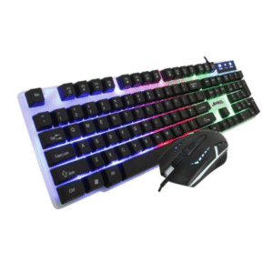 JEDEL Combo Clavier Souris GK100+ RGB Gamer De Jeu
